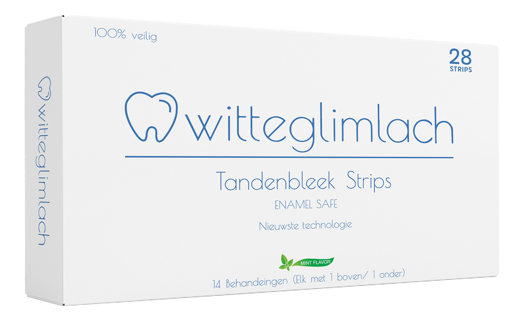 Herontdek je WitteGlimlach met onze pijnvrije tandenbleekstrips