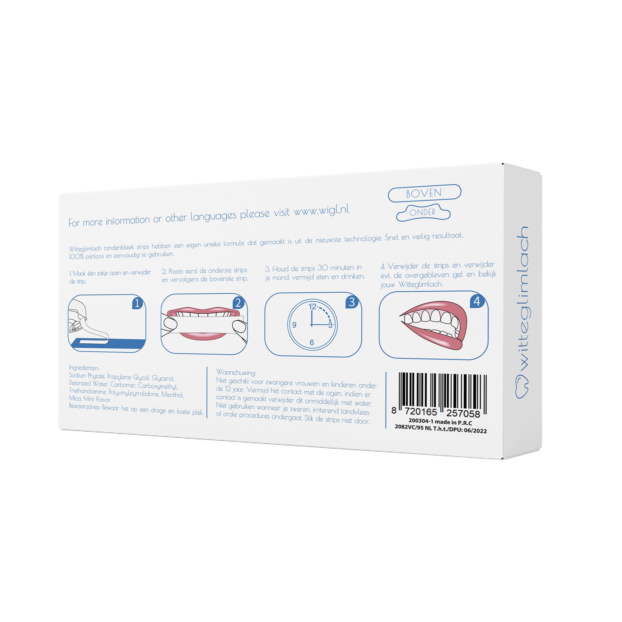 Herontdek je WitteGlimlach met onze pijnvrije tandenbleekstrips